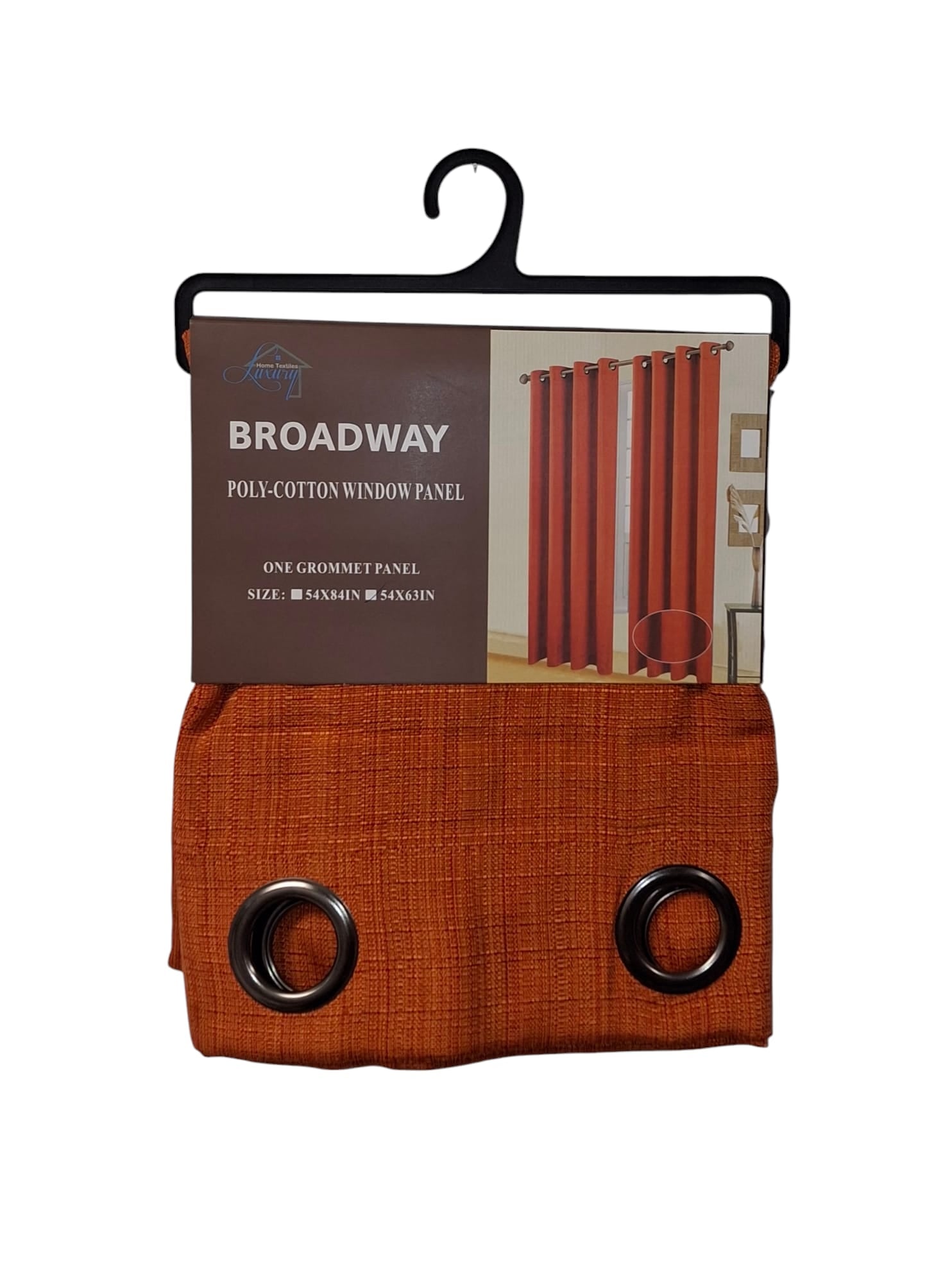 Broadway Poly-Cotton Window Panel