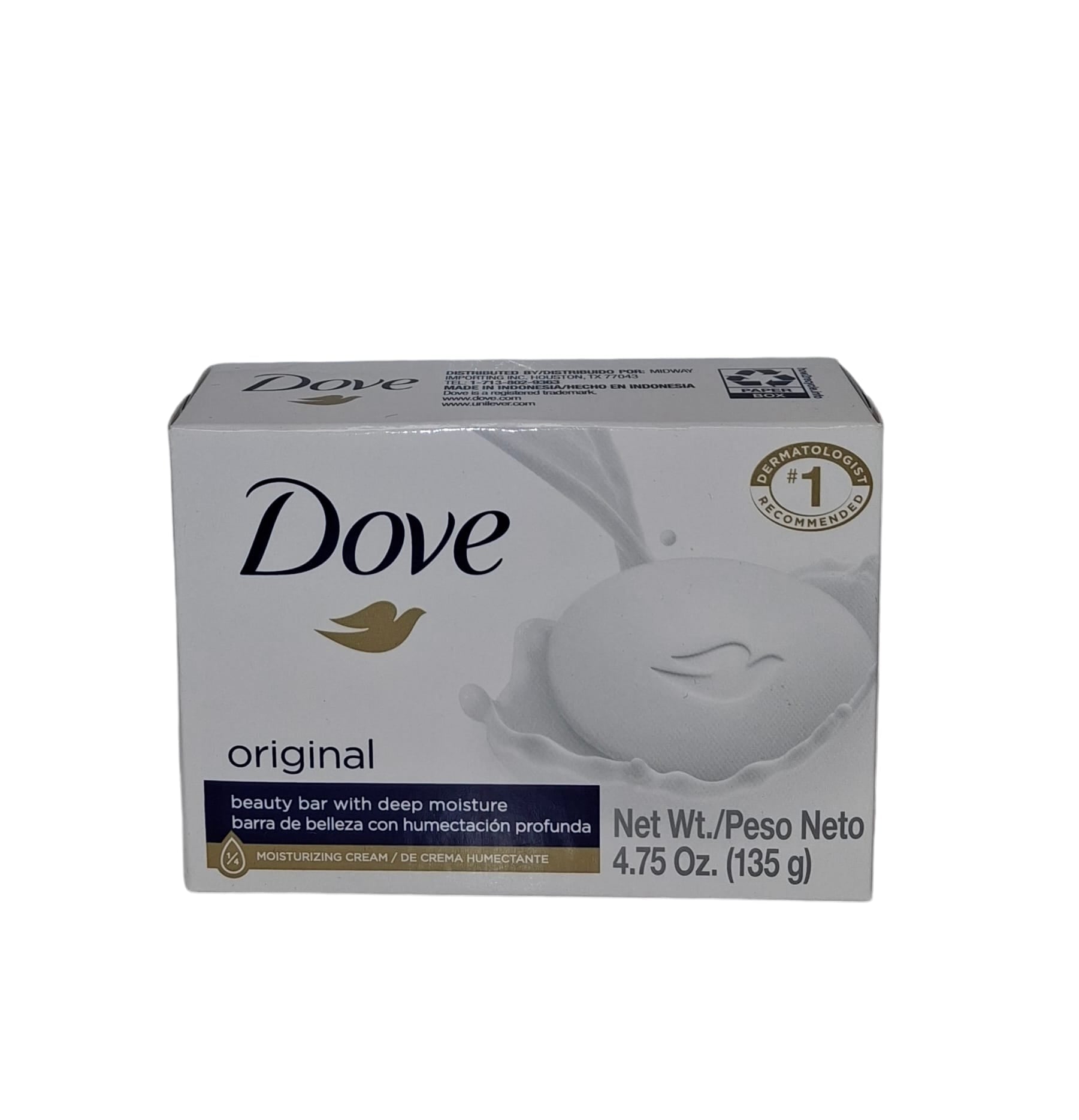 Dove Original & Rosa Beauty Bar with Deep Moisturise