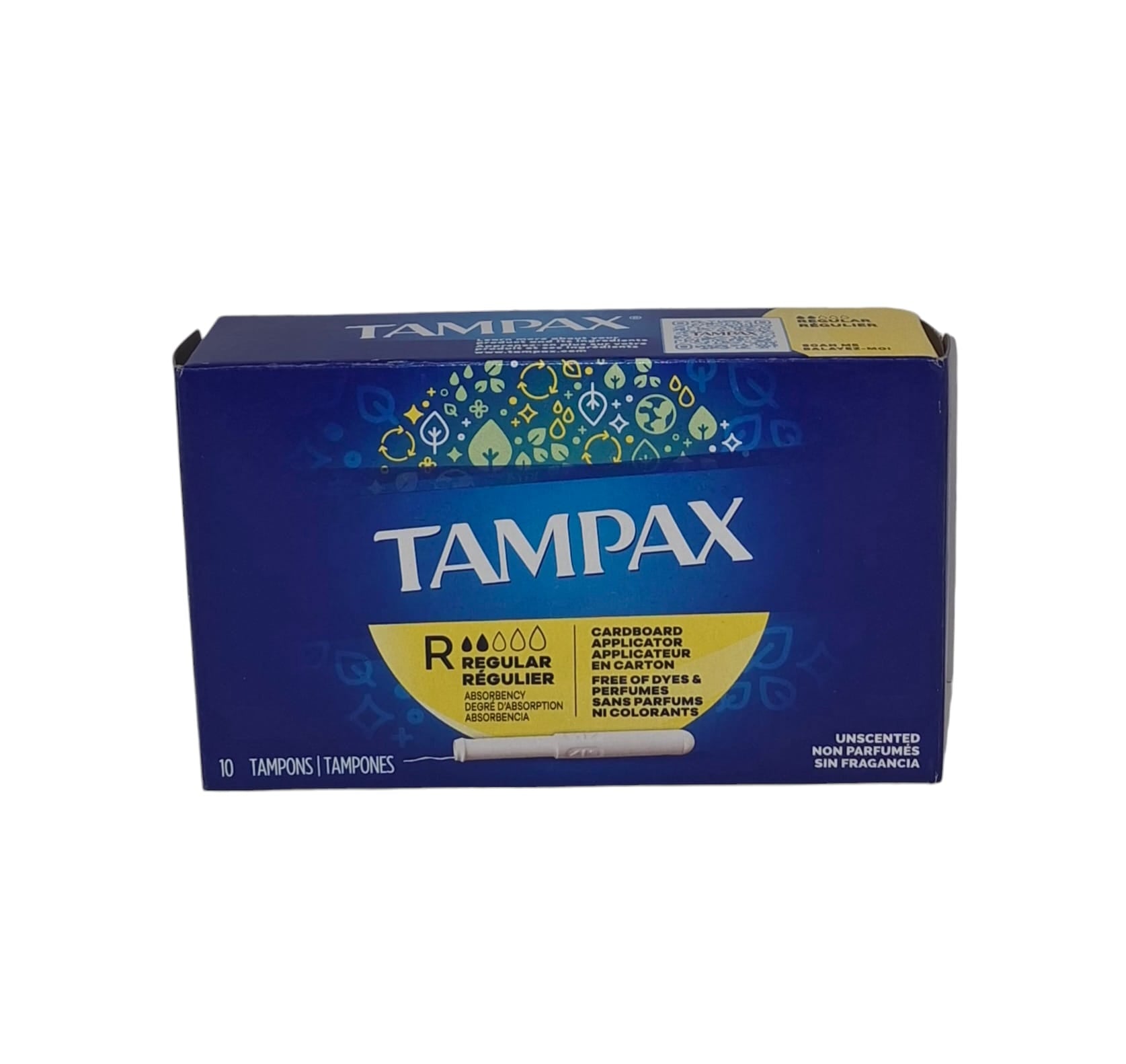 Tampax Regular Tampons - 10 Count