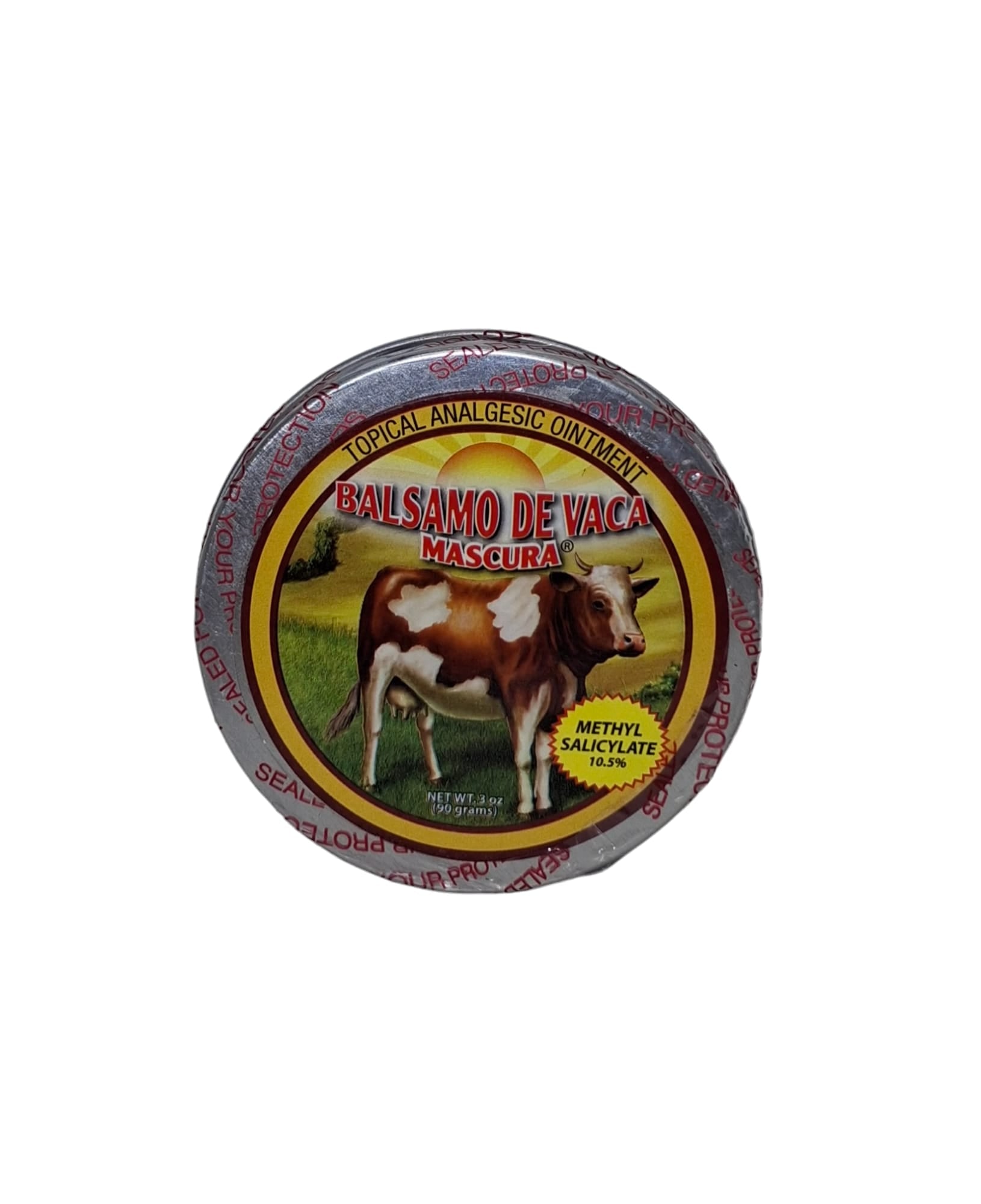 Bálsamo De Vaca Máscara - Tropical Analgesic Ointment - 3 oz