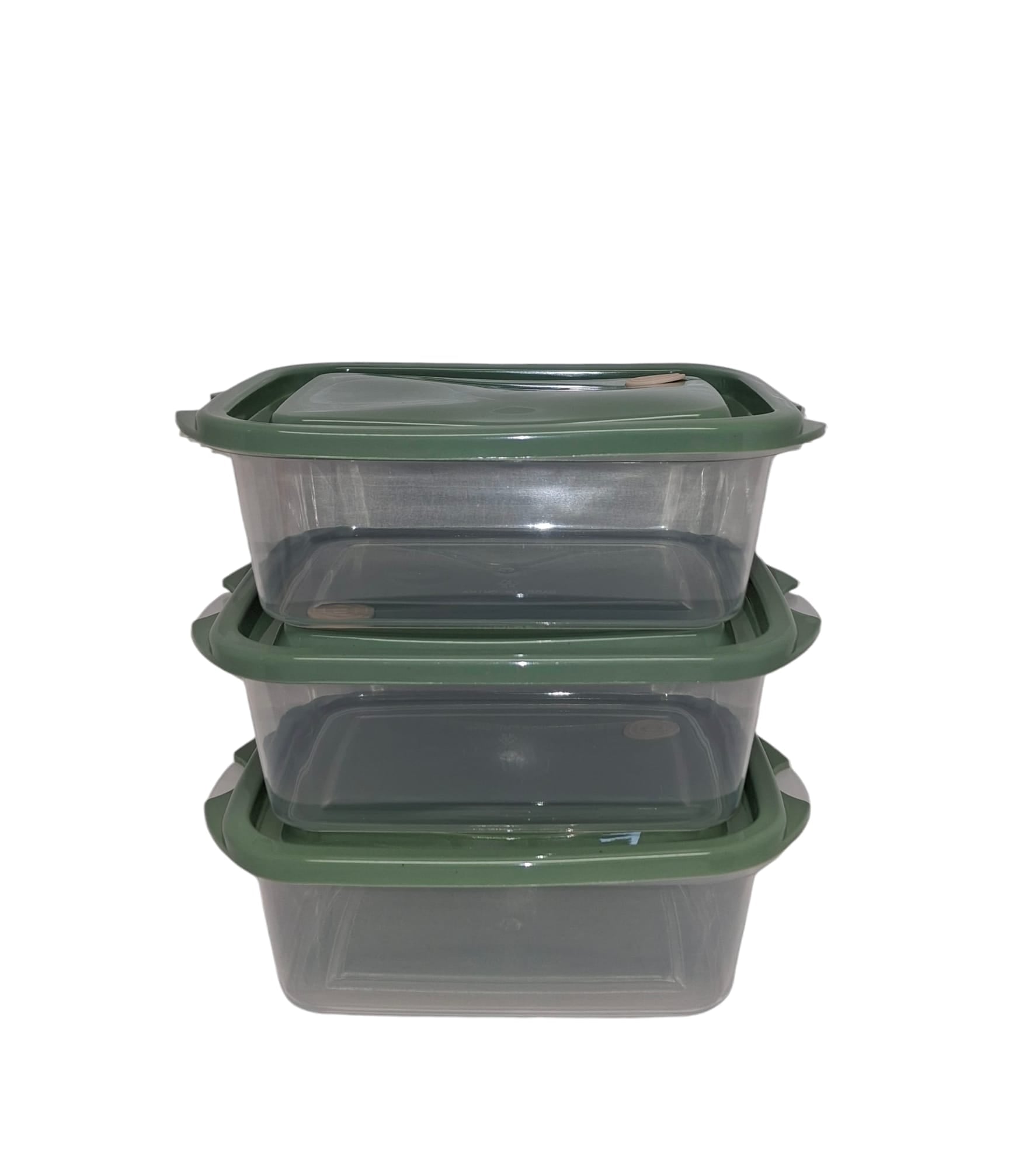 Plastic Container Rectangular 5 1/2" X 6 1/2" (3 Pack)