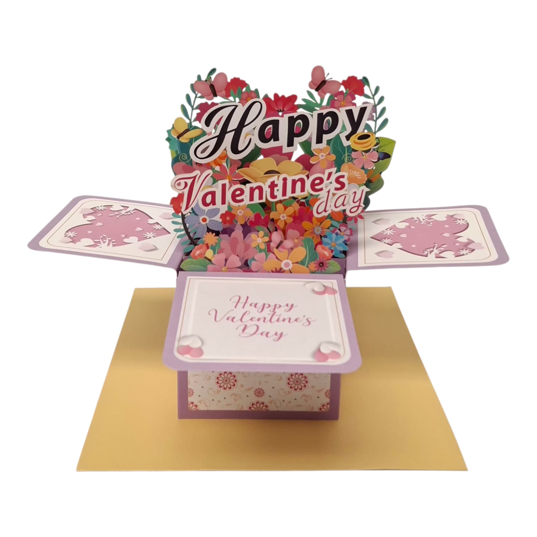 3D Valentine’s Day Greeting Card – 4 Unique Designs